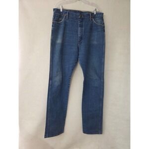 Wrangler Cowboy Cut Jeans Mens 38x38 Blue 13MWZPW Straight Leg Denim Western